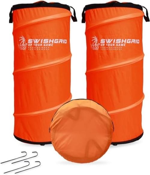 Portable Pop-Up Defender Dummy Trainer – Basketball Dribble 2 – Pack Orange