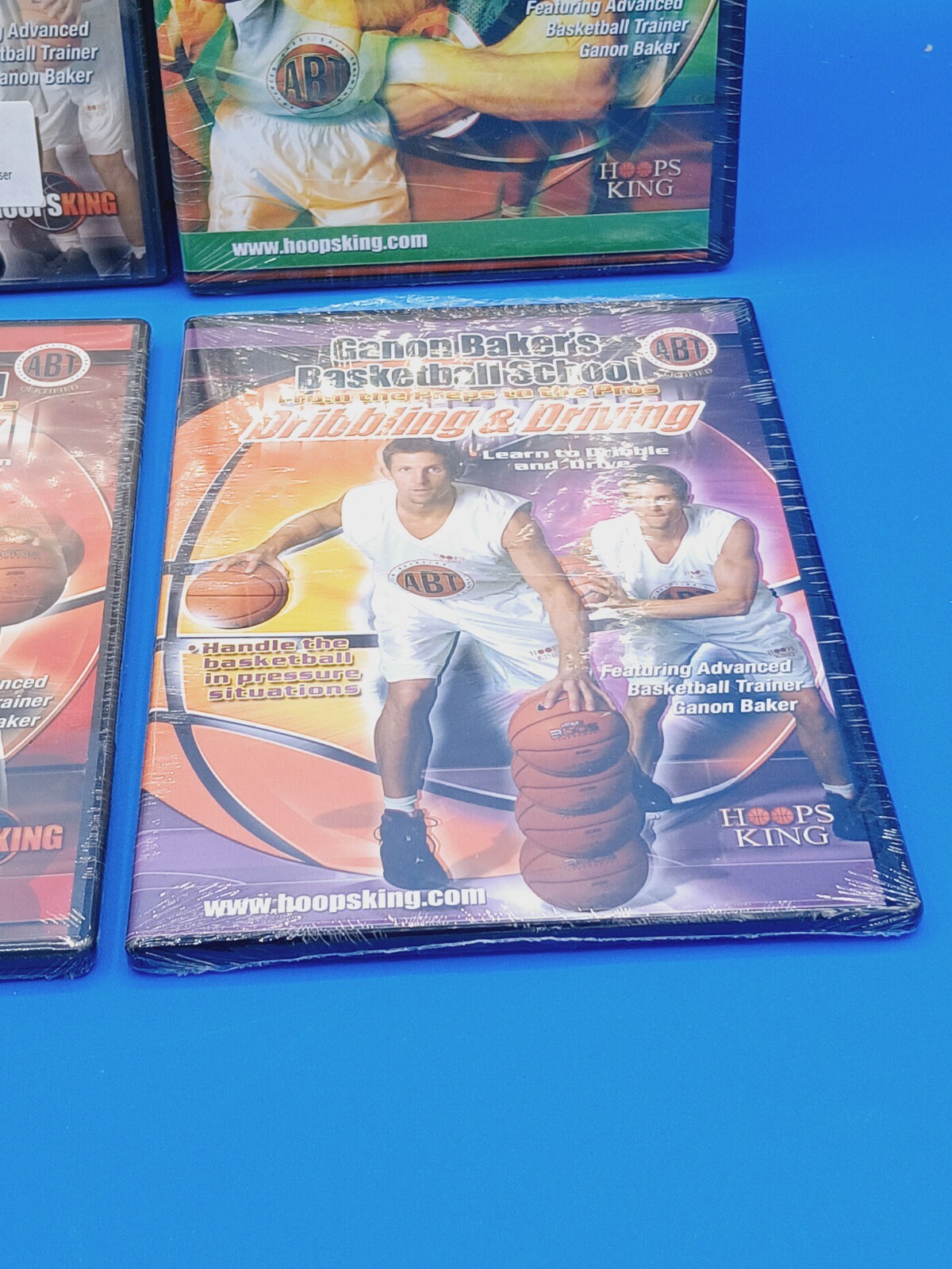 Ganon Baker’s Basketball School: Fundamentals System Coaching DVD. Lot Of 4..