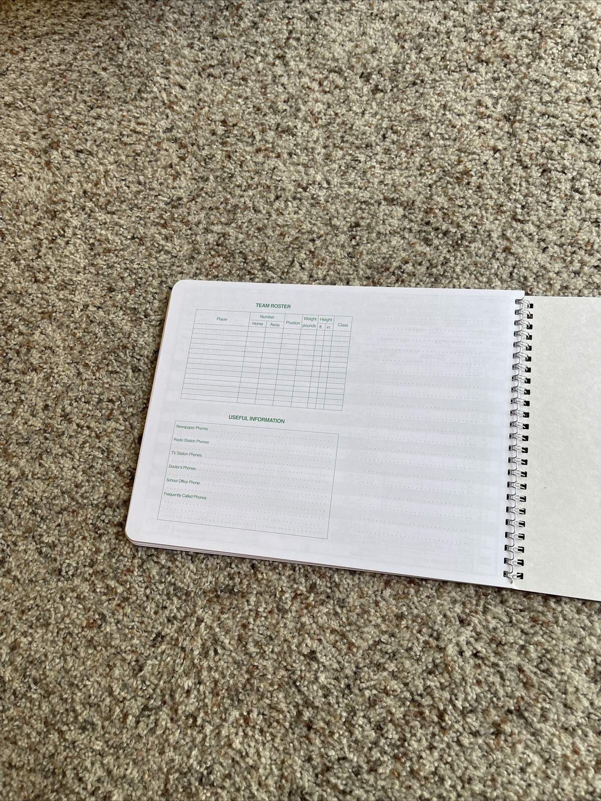 Markwort Mark V Basketball Scorebook (30 Games)