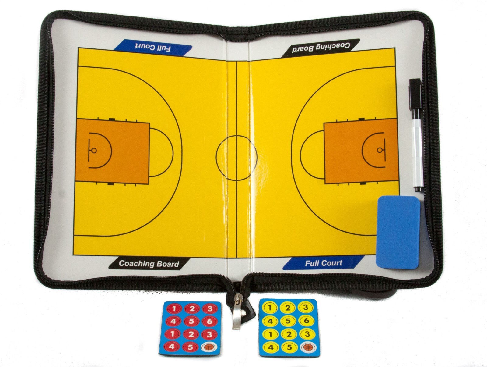 2RGarry Dry Erase Basketball Magnetic Coaches Board – Marker, Magnets and Eraser