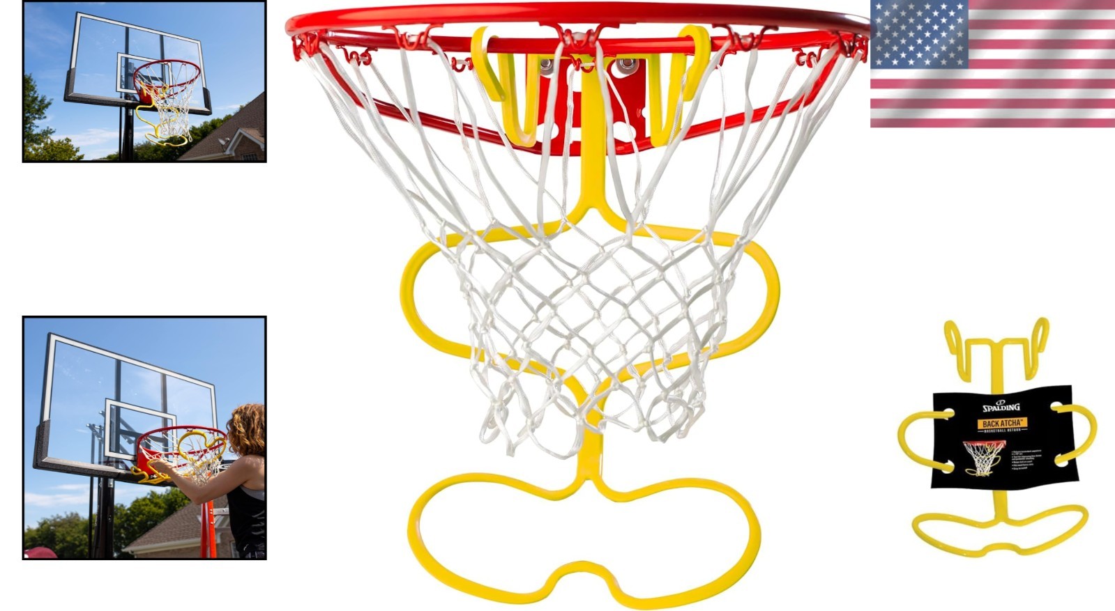 Back Atcha Basketball Ball Return Aid – Enhance Shooting Accuracy Outdoors