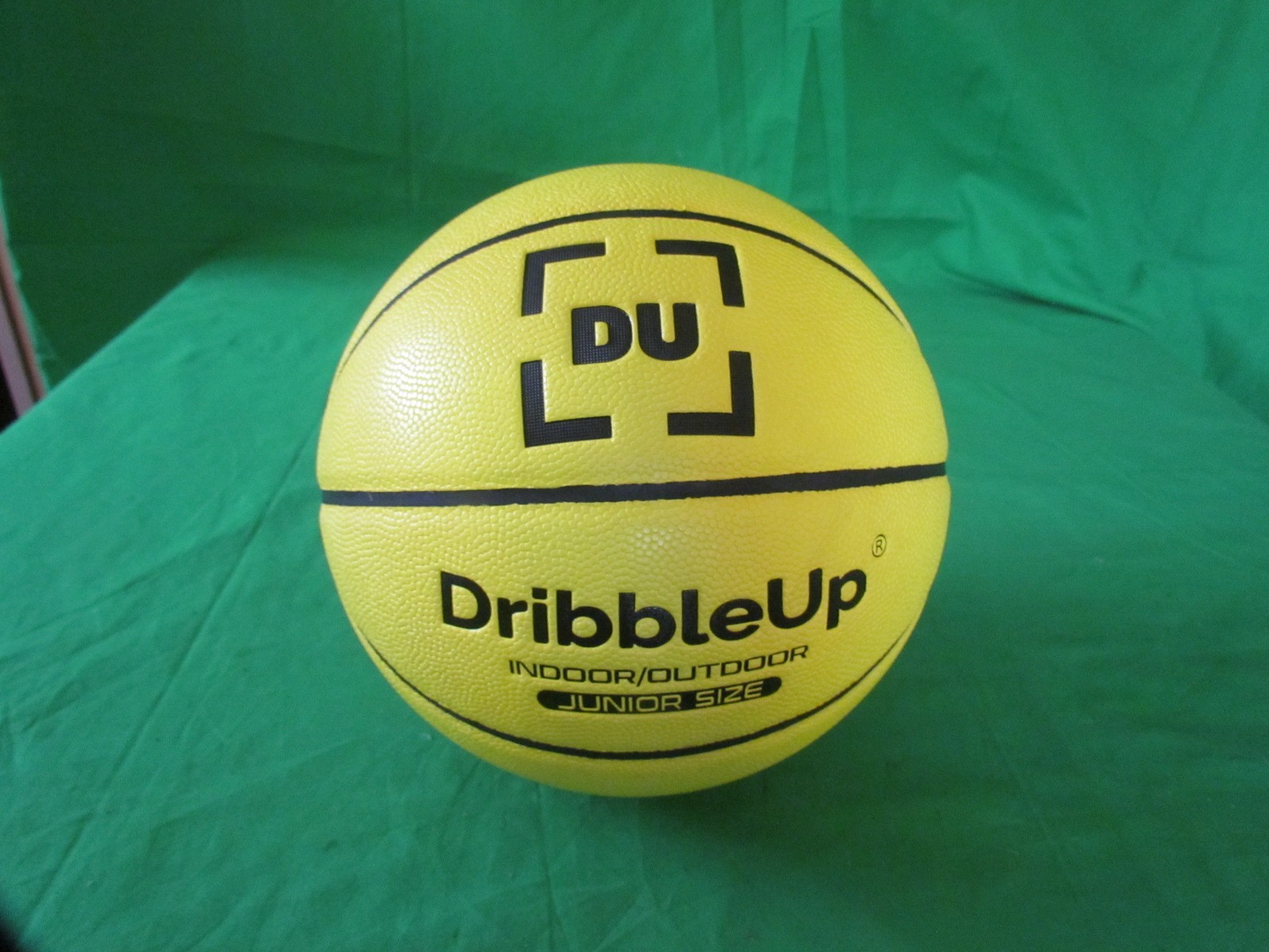 DRIBBLE UP SMART BASKETBALL 28.5 Junior Size Indoor Outdoor DU Yellow Excellent