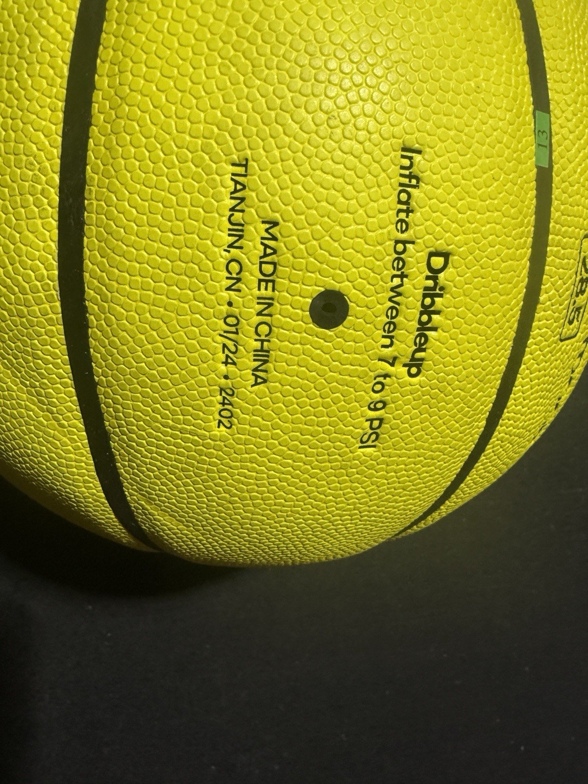 DRIBBLE UP Dribbleup SMART BASKETBALL 28.5 Junior Size Indoor Outdoor Pre-owned