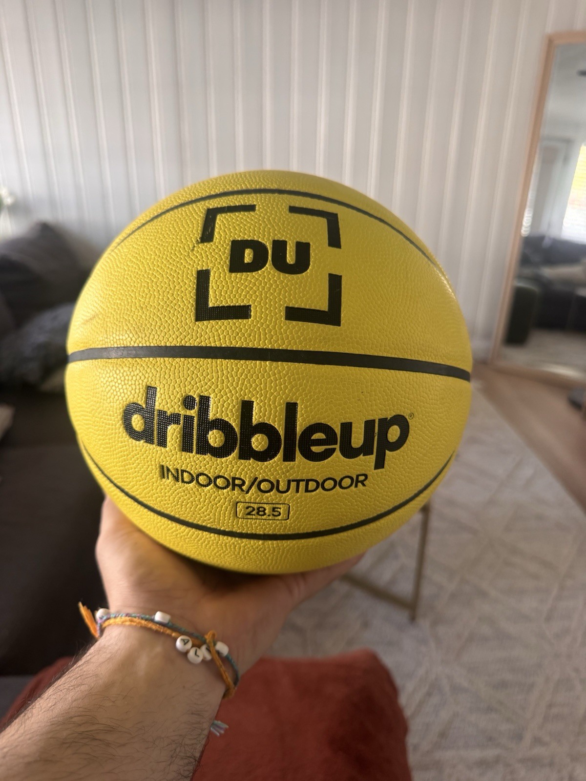 DRIBBLE UP Dribbleup SMART BASKETBALL 28.5 Junior Size Indoor Outdoor DU Clean!