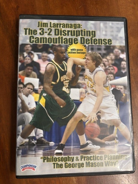 The 3-2 Disrupting Camouflage Defense Jim Larranaga Basketball Coaching 2 DVDs