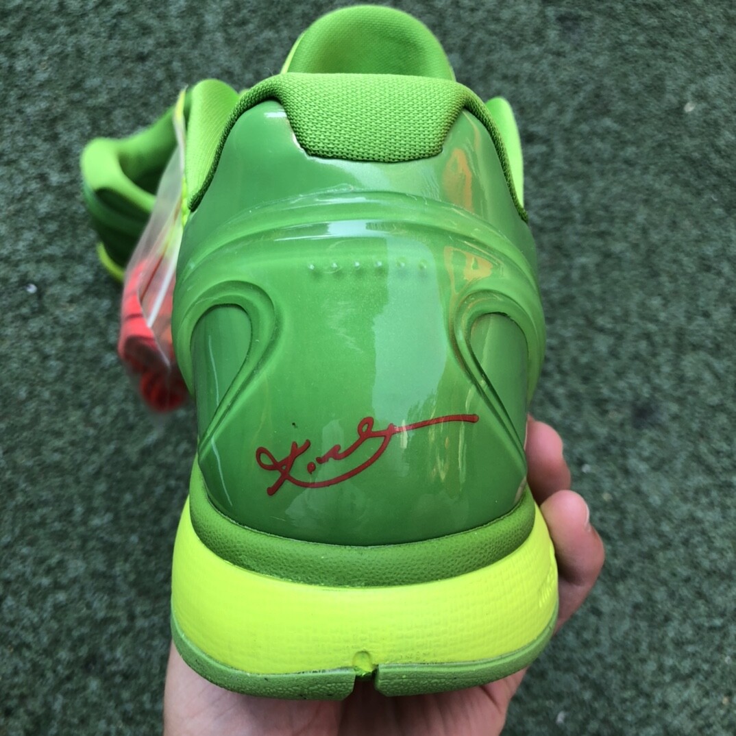 New NK Zoom Kobe 6 Protro Low Grinch CW2190-300 Mens Athletic Shoes Authentic