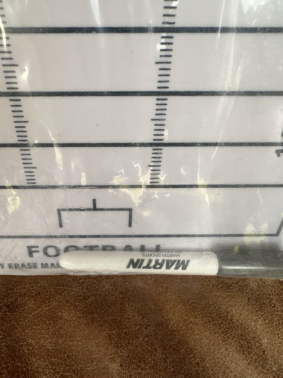 Dry Erase Football Coach’s Board Field View X’s & O’s NEW in PACKAGE CFO06