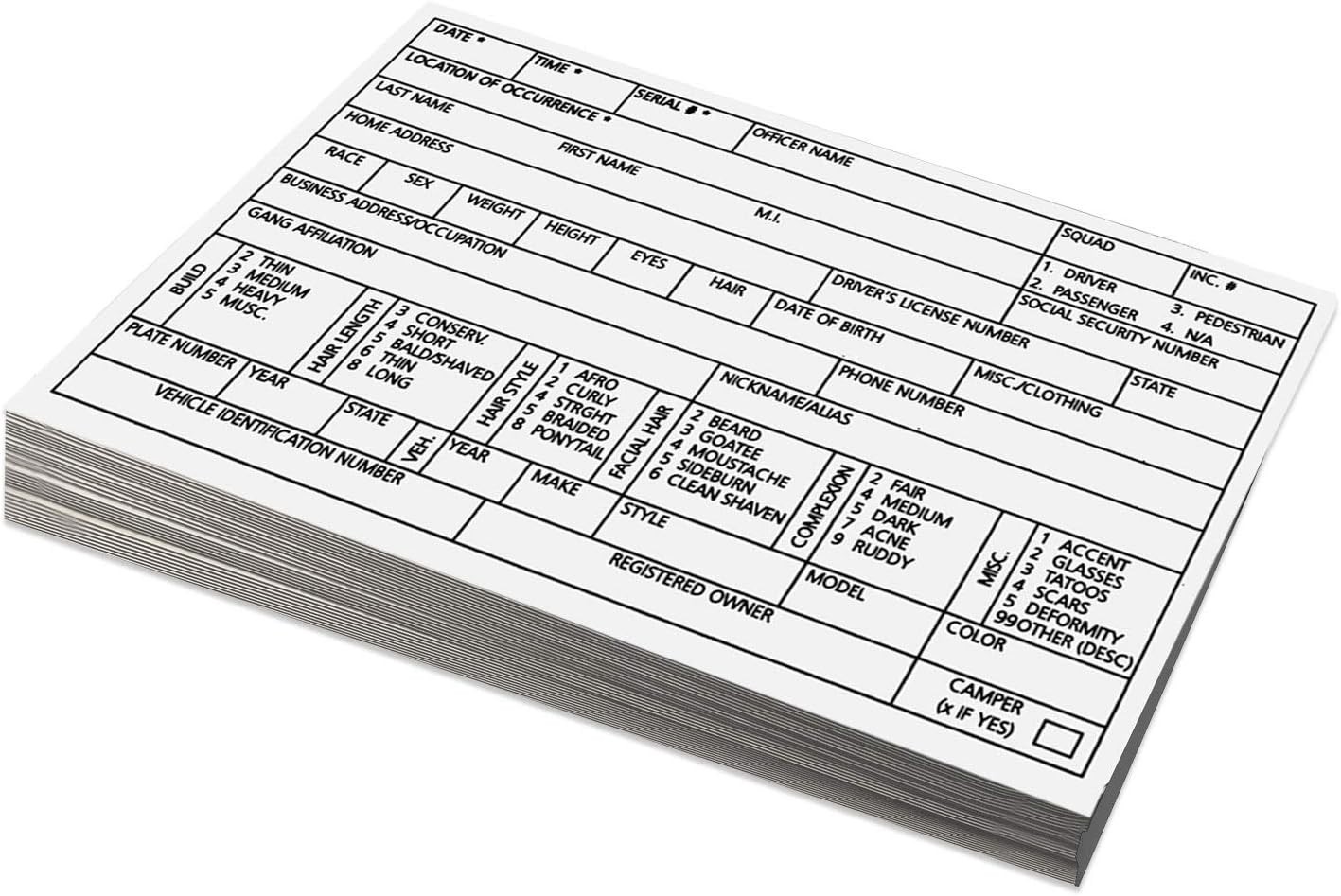 TPK Pocket Clipboard for 3×5 Index Cards – 100 Pack FI Cards
