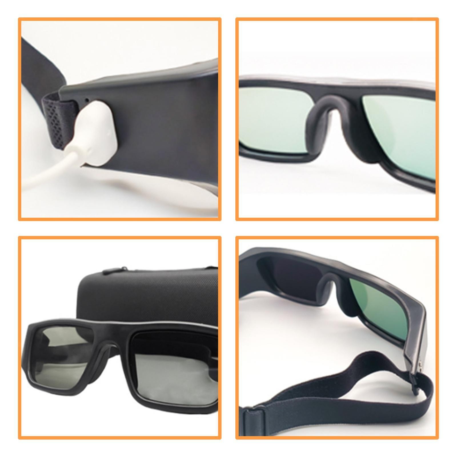 Vision Training Strobe Glasses Professional Rechargeable Dribbling Goggles