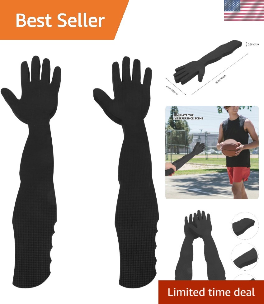16.9inch Padded Basketball Blocking Sticks – Enhance Defense Skills Effortlessly
