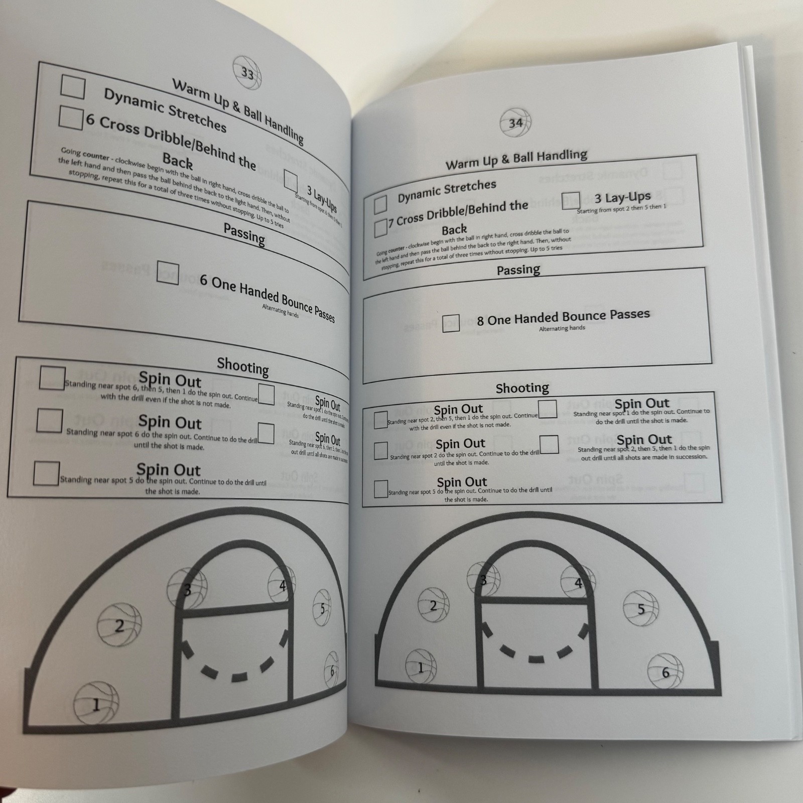 Basketball Training Lot Sport Write Board 5 Dribble Goggles Drills Book