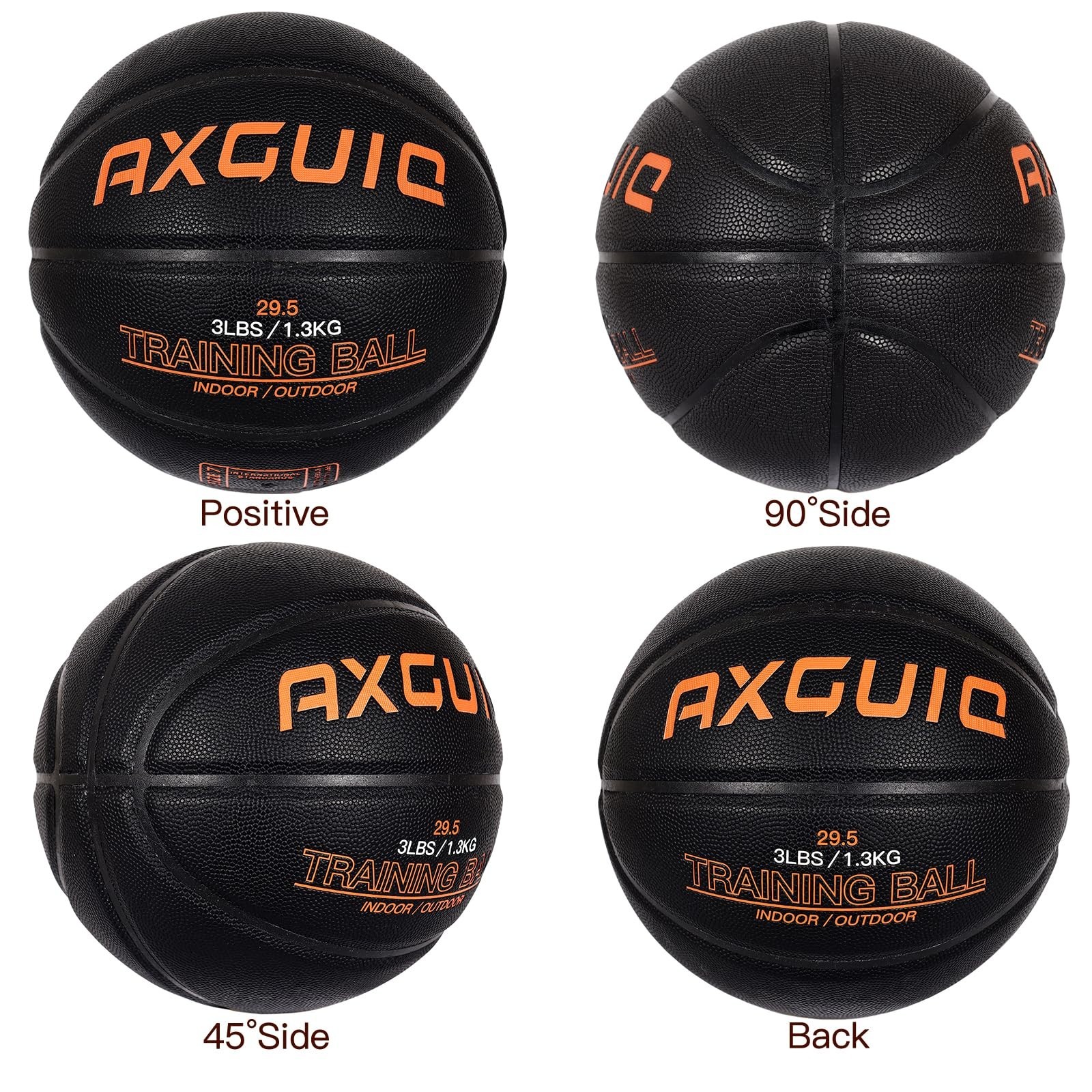 Weighted Training Basketball 3LB/2.2LB for Dribbling, Passing & Rebounding Skill