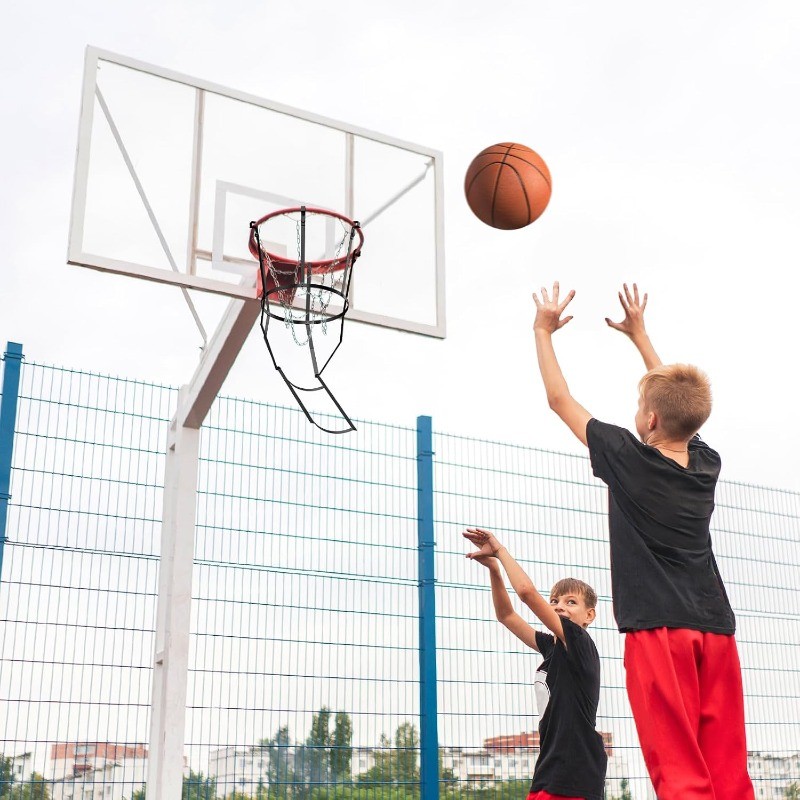 Basketball Return Training Attachment, Basketball Hoop Rebounder for Practice