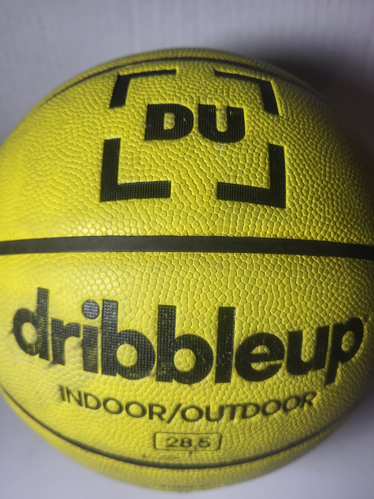 Dribble Up ‘DU’ Junior Size Basketball (28.5) For Indoor Or Outdoor Good Condit