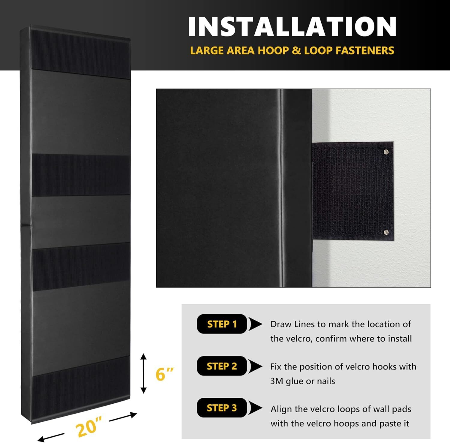 2″ Thick Foam Protection Pad,Gym Basketball-Court Garage Protectors,Gym Wall pad