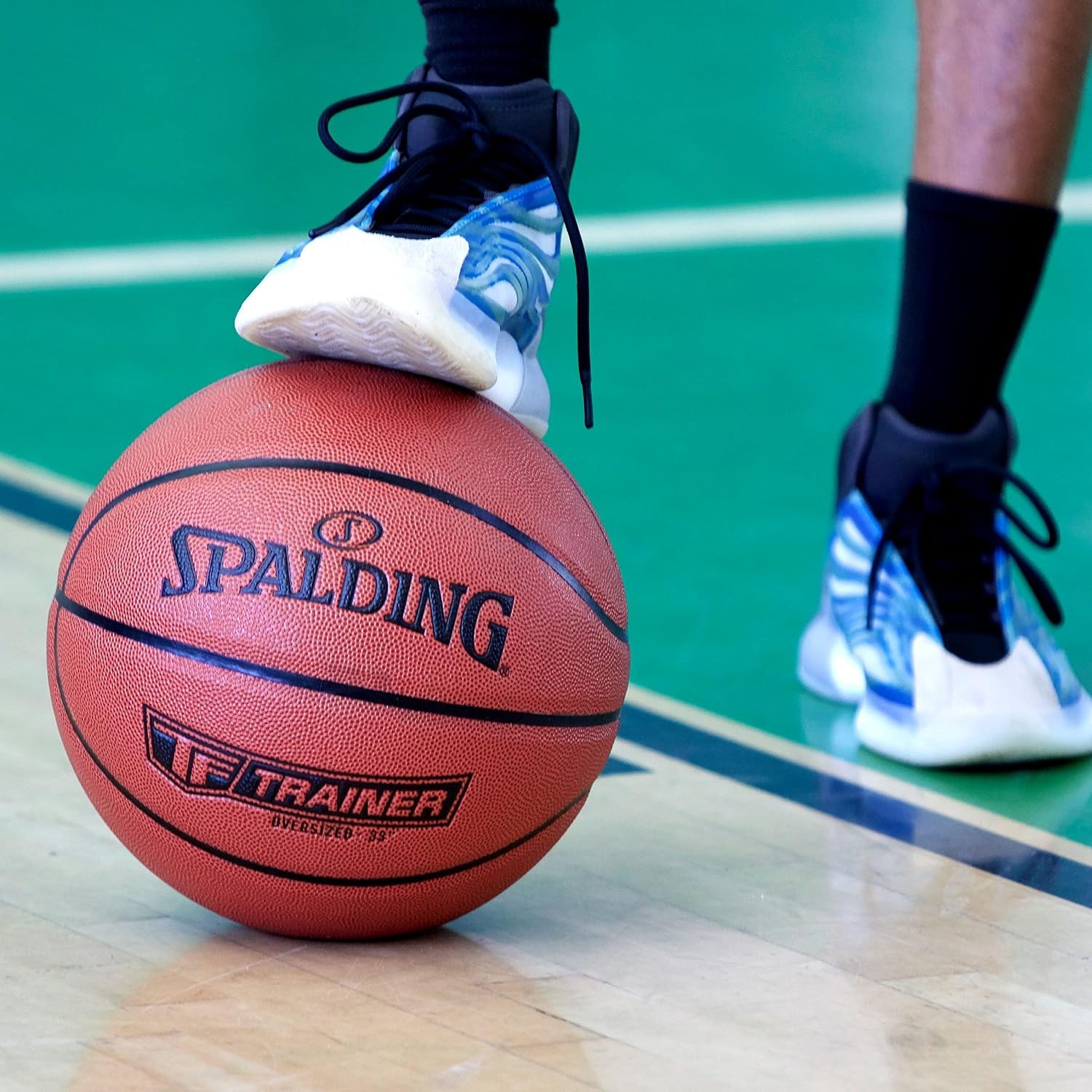 Spalding TF-Trainer 33″ Oversized Indoor Basketball for Shooting Practice
