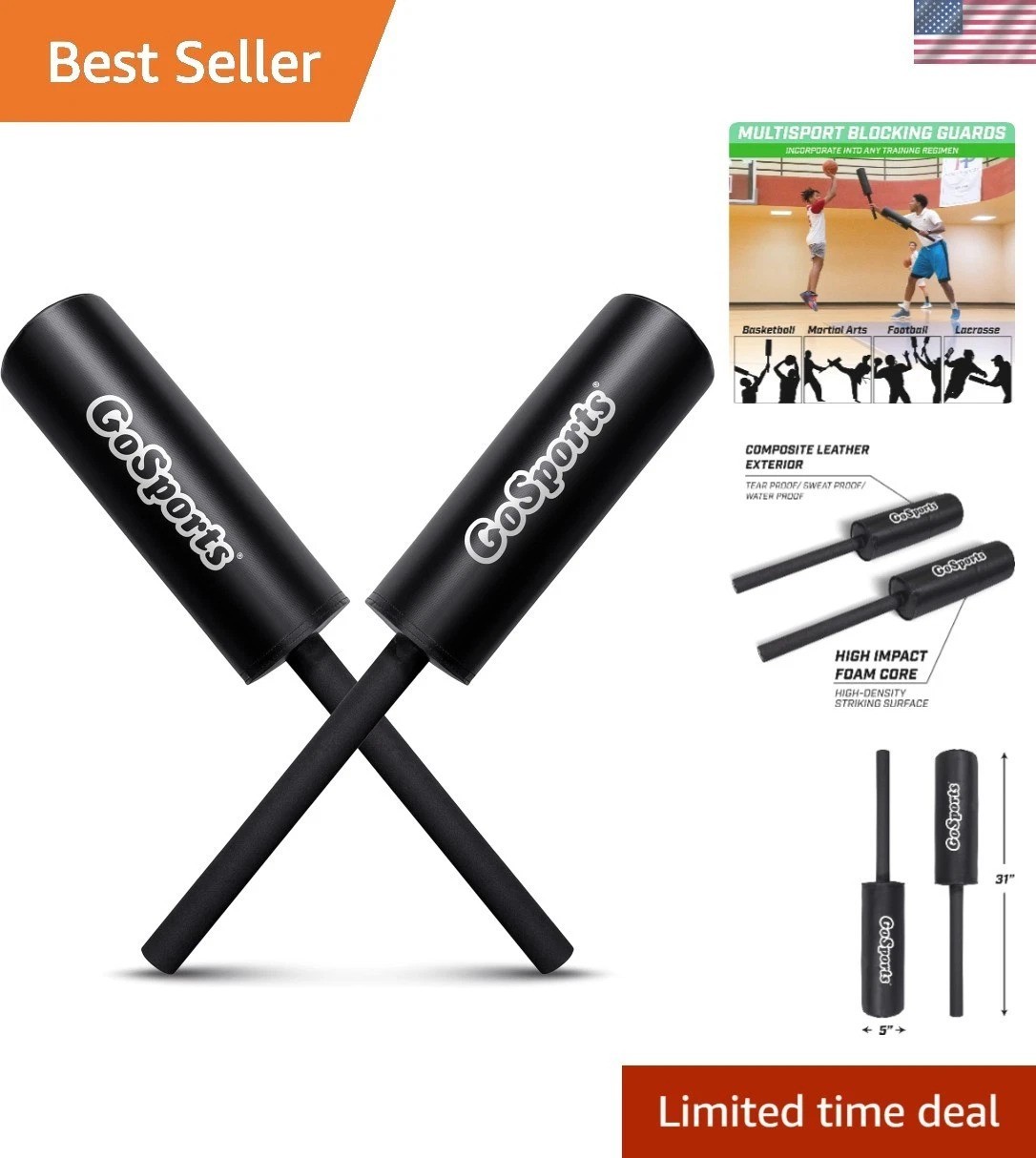 Padded Blocking Guards – 2 Pack for Sports Training & Martial Arts Drills