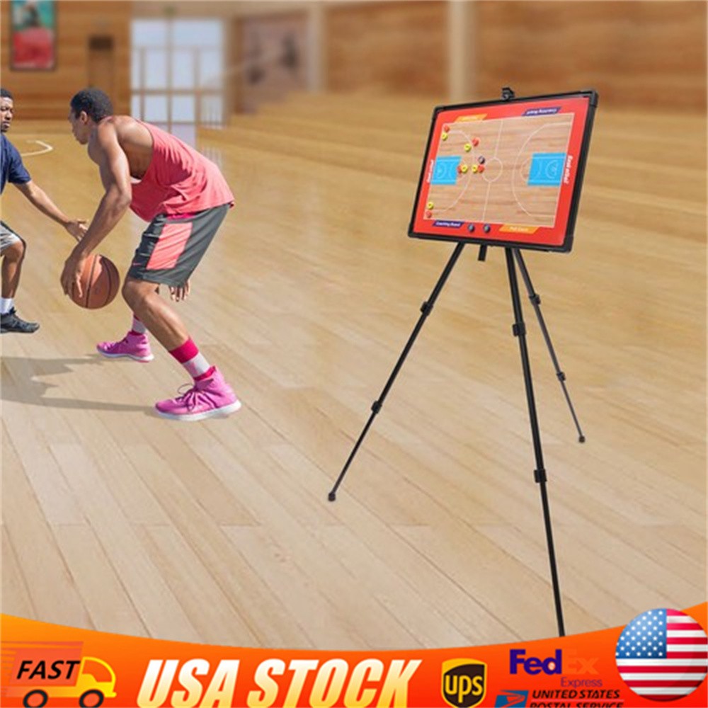 Magnetic Tactical Display Board for Basketball Coaching with Portable Stand