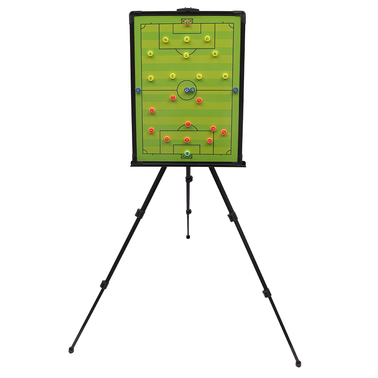 Portable Magnetic Tactical Display Board for Soccer Coaching with Stand