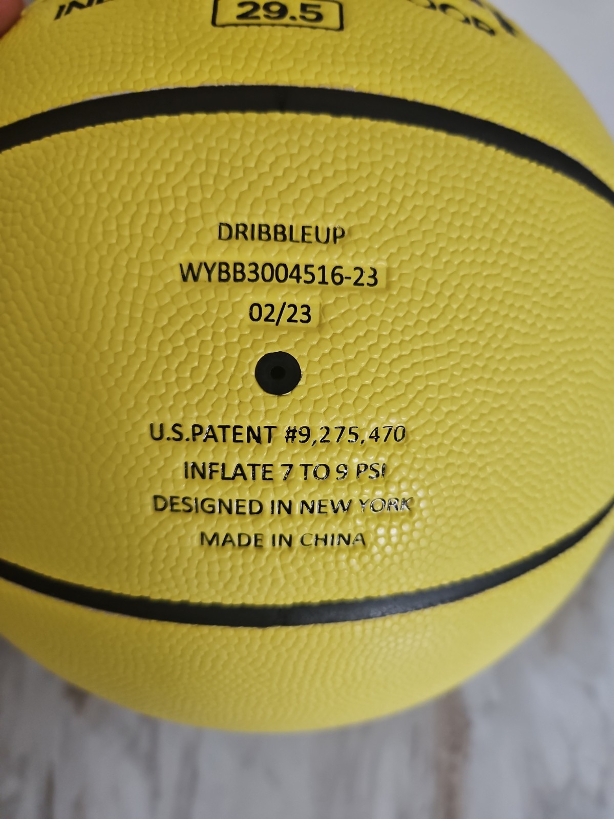 DRIBBLE UP Dribbleup SMART BASKETBALL 29.5 Junior Size Indoor Outdoor DU Clean!