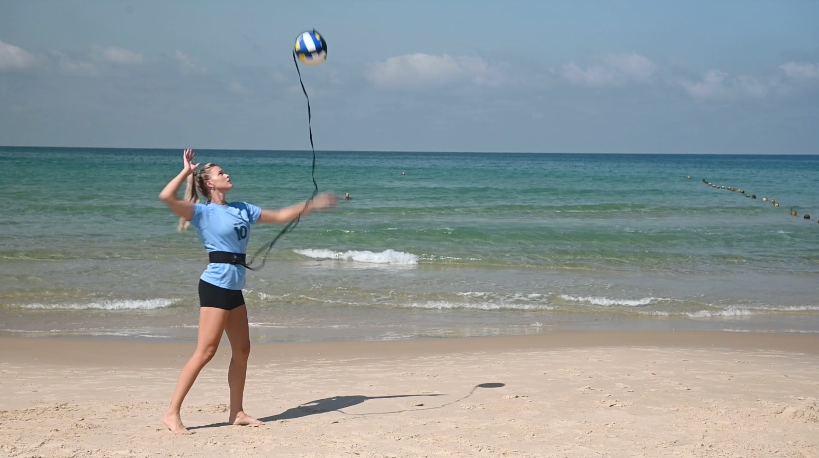 Volleyball Training Rebounder Aid – Solo Trainer for Serve, Spike, Set & Pass –