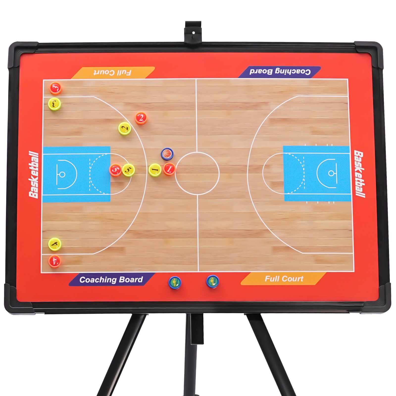 Basketball Coaching Board Coaches Command Strategy Tactic Marker Board Tripod US