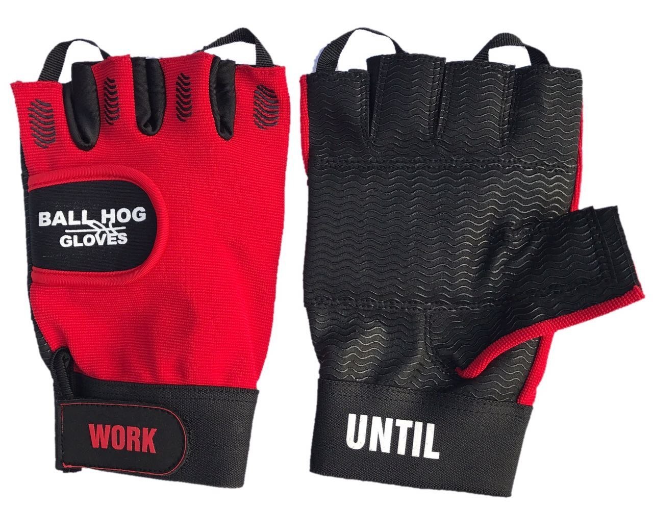 Ball Hog WEIGHT LIFTING GLOVES Basketball Football Training Aid Equipment Gear