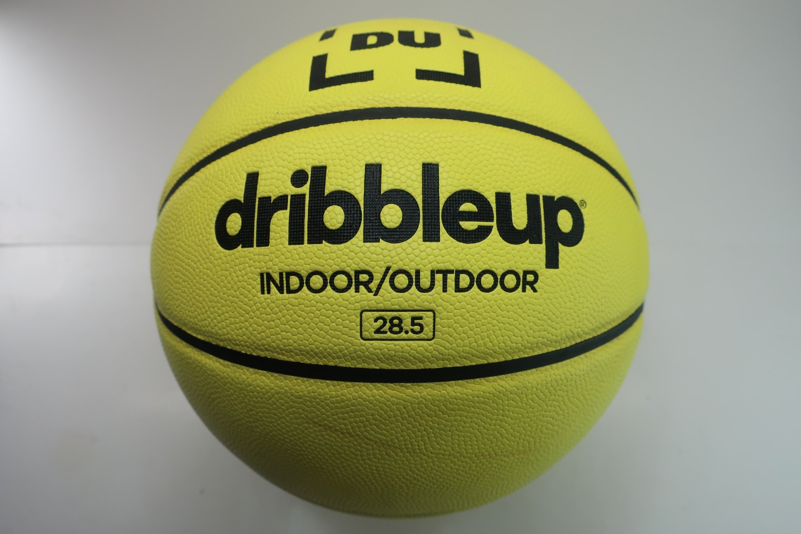 DU Dribble Up Indoor/Outdoor Smart Yellow Basketball Size 28.5 Junior