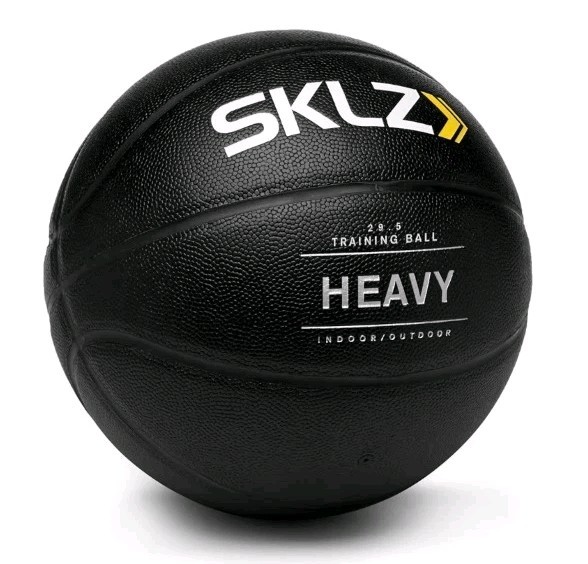 SKLZ Weighted Training Basketball, 29.5″ – 3-lb Heavy Training Ball – Black