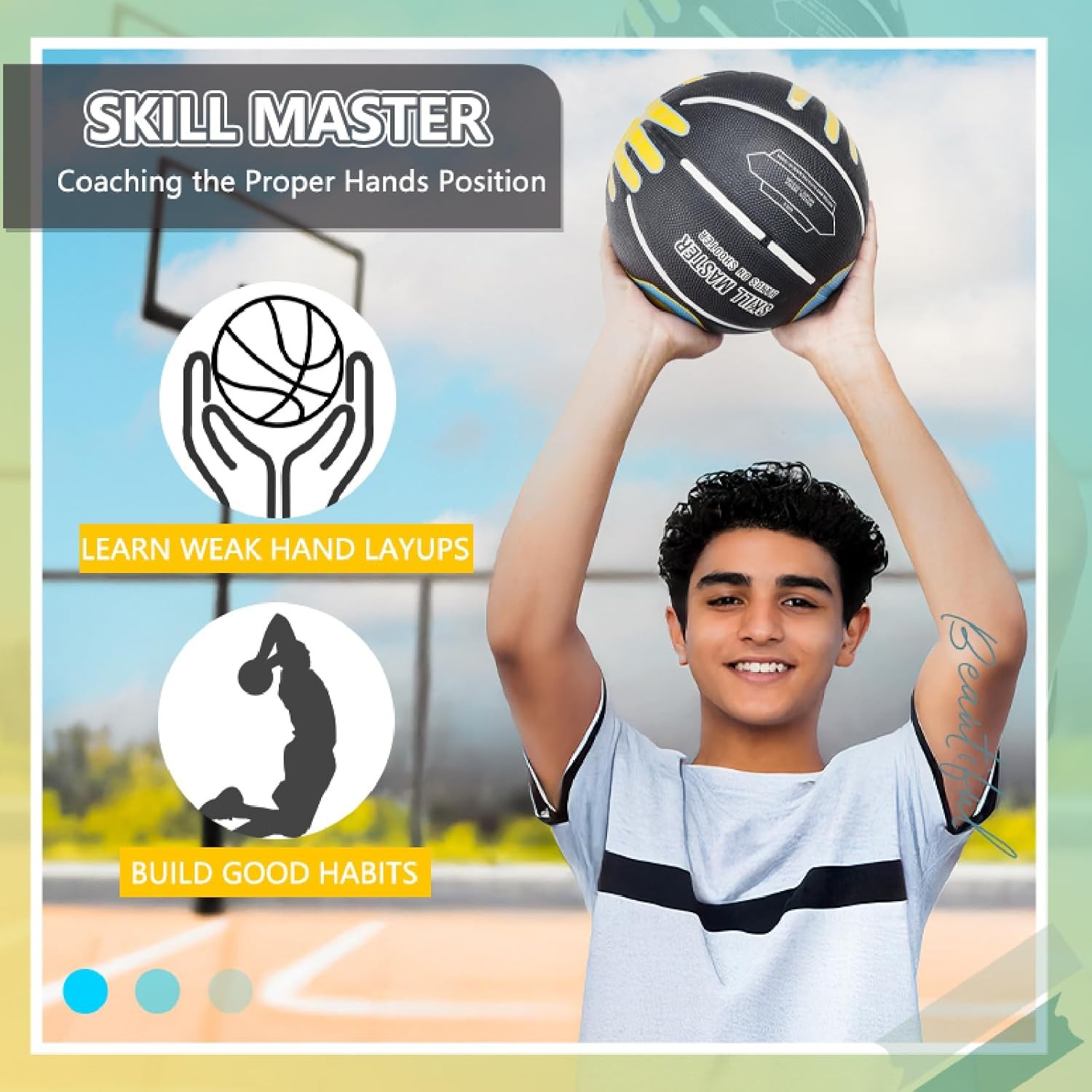Basketball Training Equipment Shot Trainer Hand Position Indoor Outdoor Ball