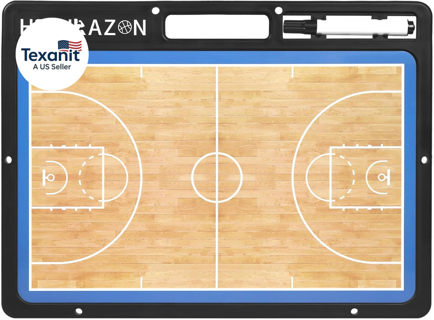 Dry Erase Basketball Clipboard for Coach, Premium Tactical Basketball Coaching B