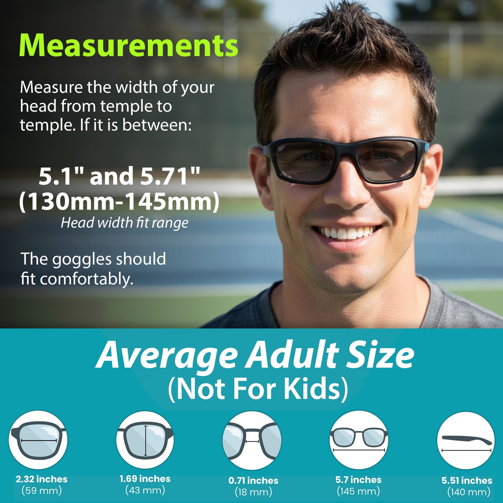Sports Protection Goggles, Photochromic Lenses Safety Glasses for Basketball,…