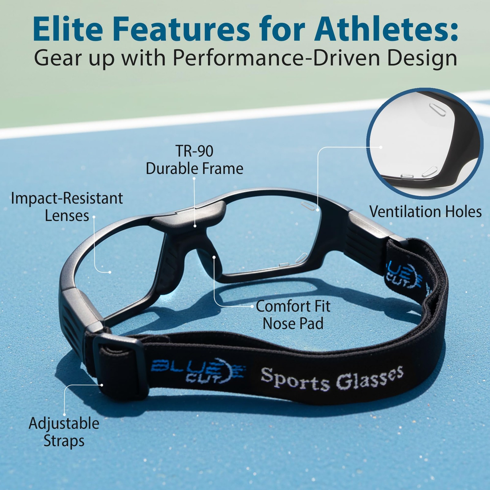 Sports Protection Goggles, Safety Glasses for Basketball, Pickleball and All …