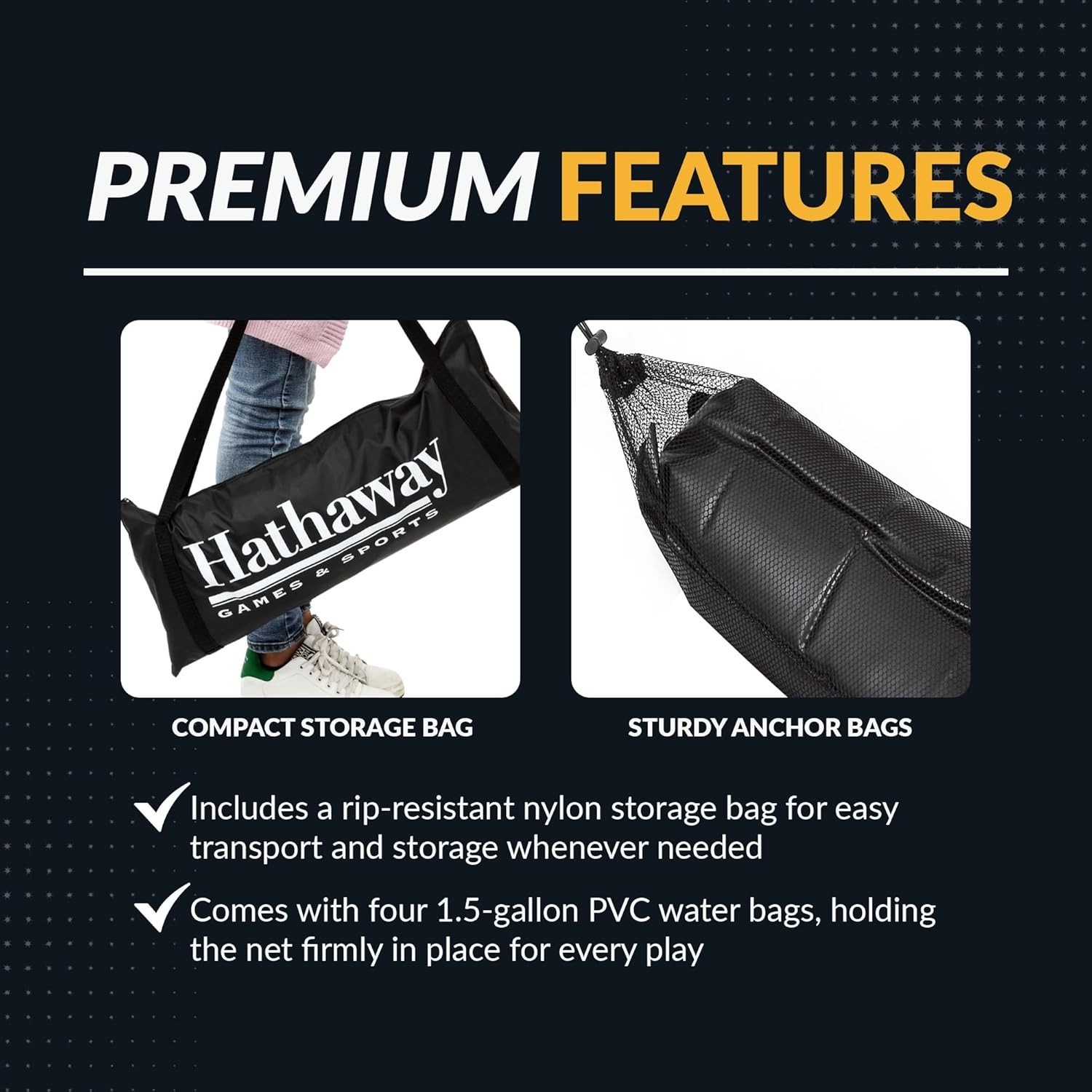 Basketball Return System for Shooting Practice – Heavy-Duty Rebounder Net