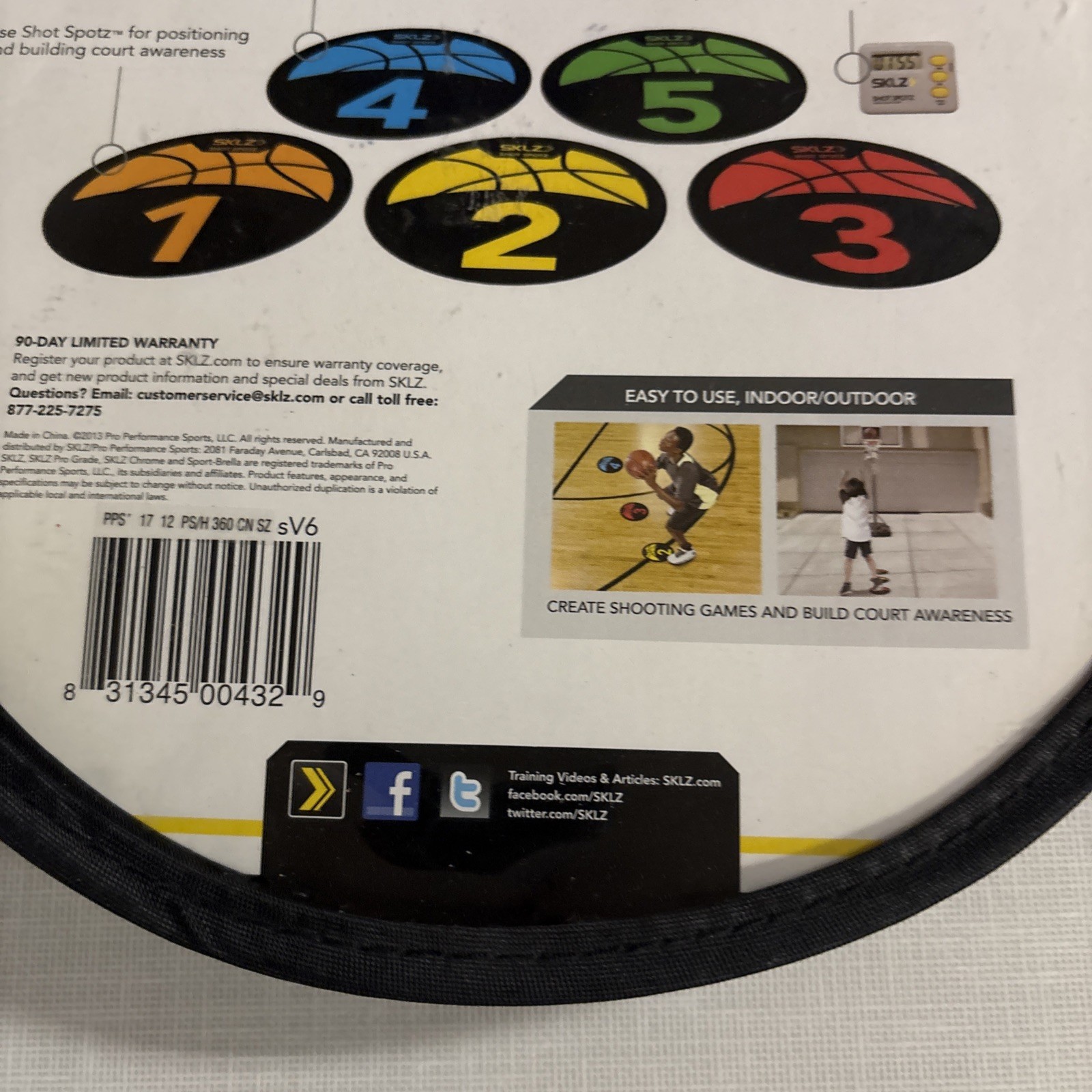 SKLZ Shot Spotz Basketball Training Markers New in package