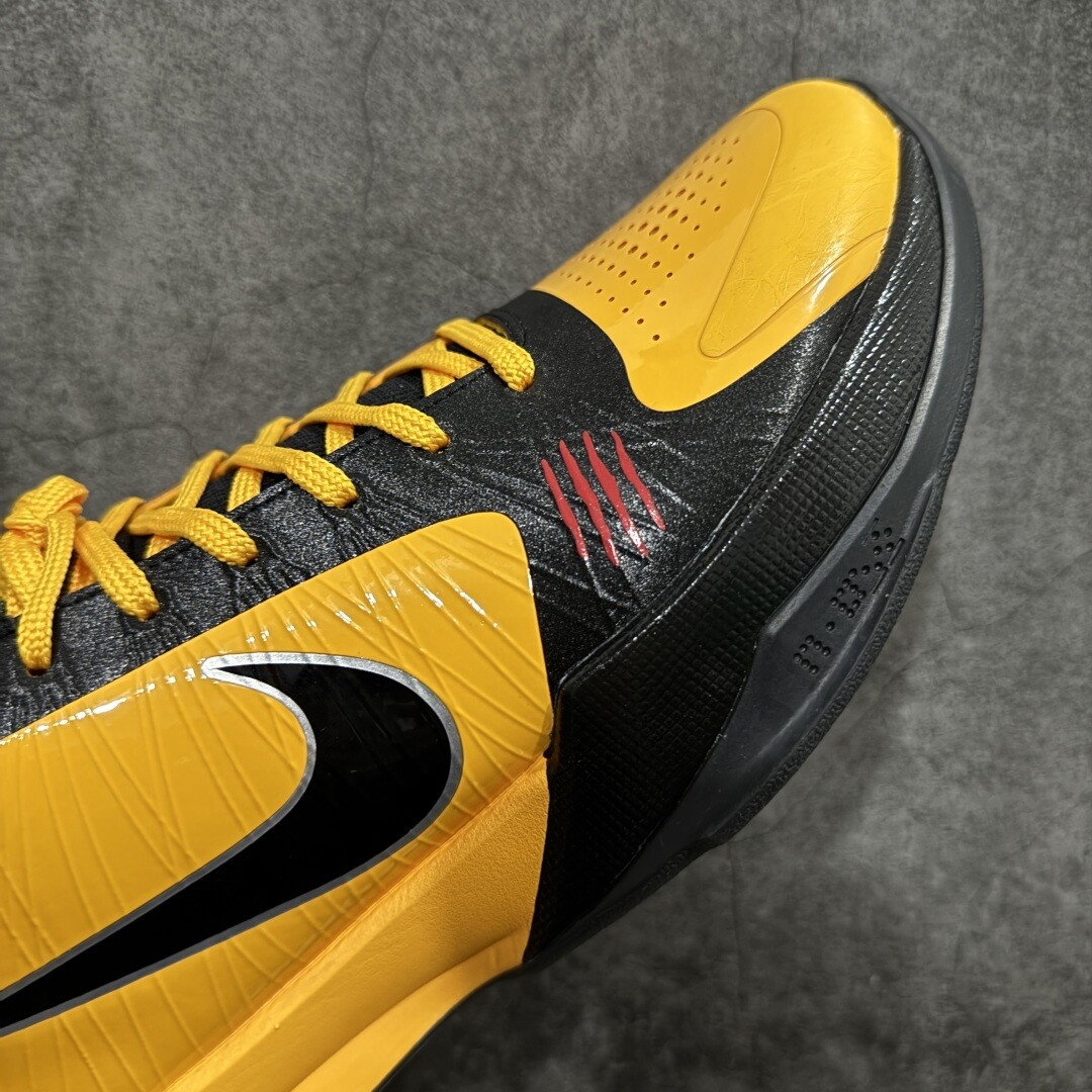 New NK Zoom Kobe ZK5 “Bruce Lee” CD4991-700 Yellow Mens Athletic Shoes Authentic