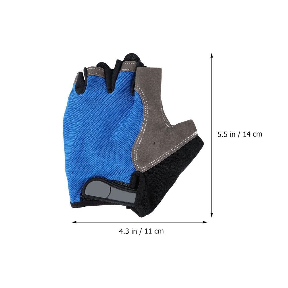 1 Pair Reusable Basketball Training Gloves Blue Comfortable Shooting Aid
