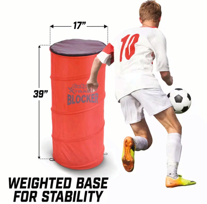 GoSports XTRAMAN Blocker Pop-Up Defenders 3 Pack Training Aids for Sports Drills