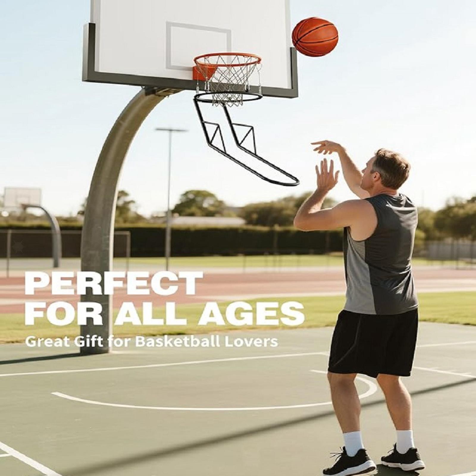 Basketball Return Attachment Hoop Attachment for Beginners Indoor Enthusiast