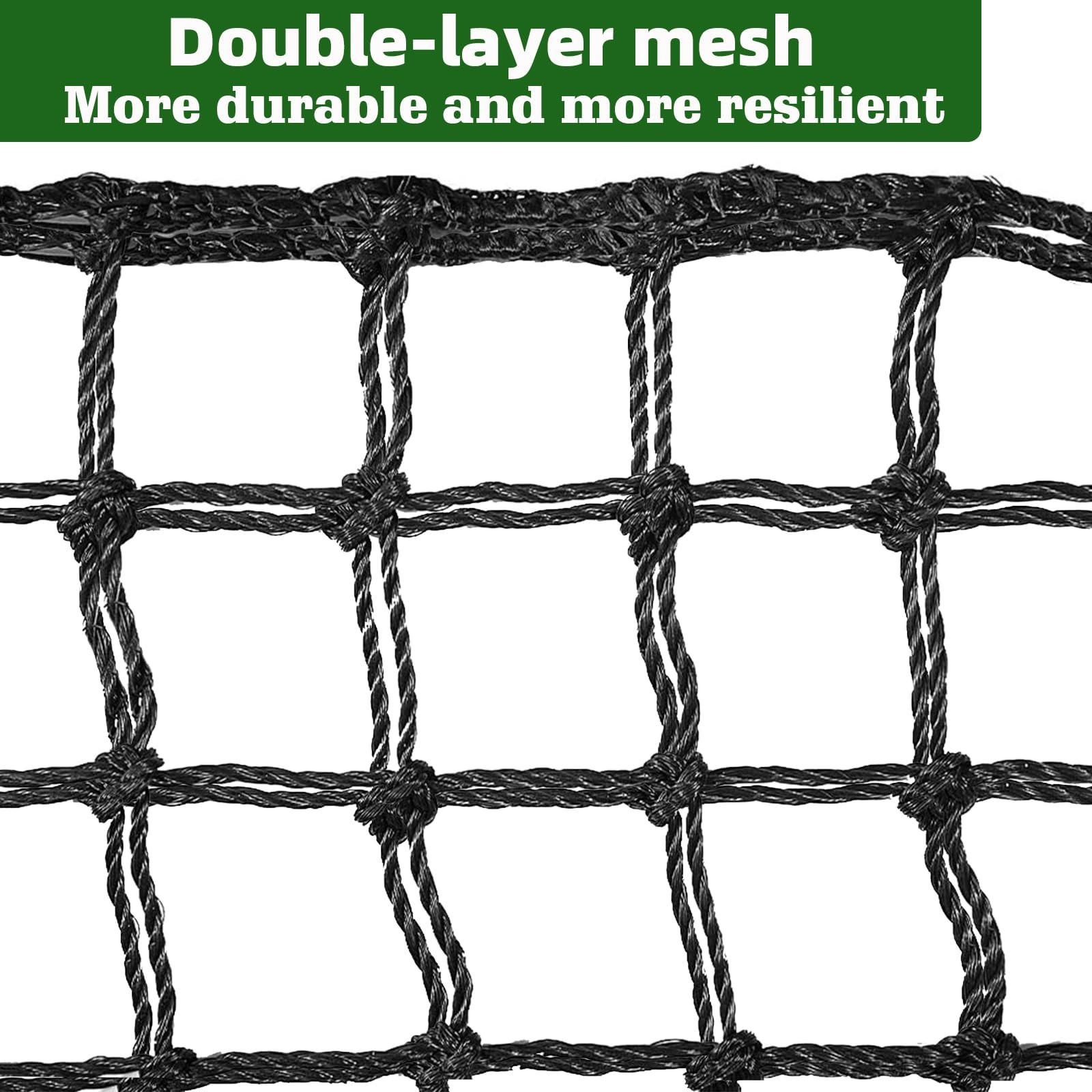 Multi-Sport Rebounder Net for Baseball, Softball & Volleyball – Adjustable Angle