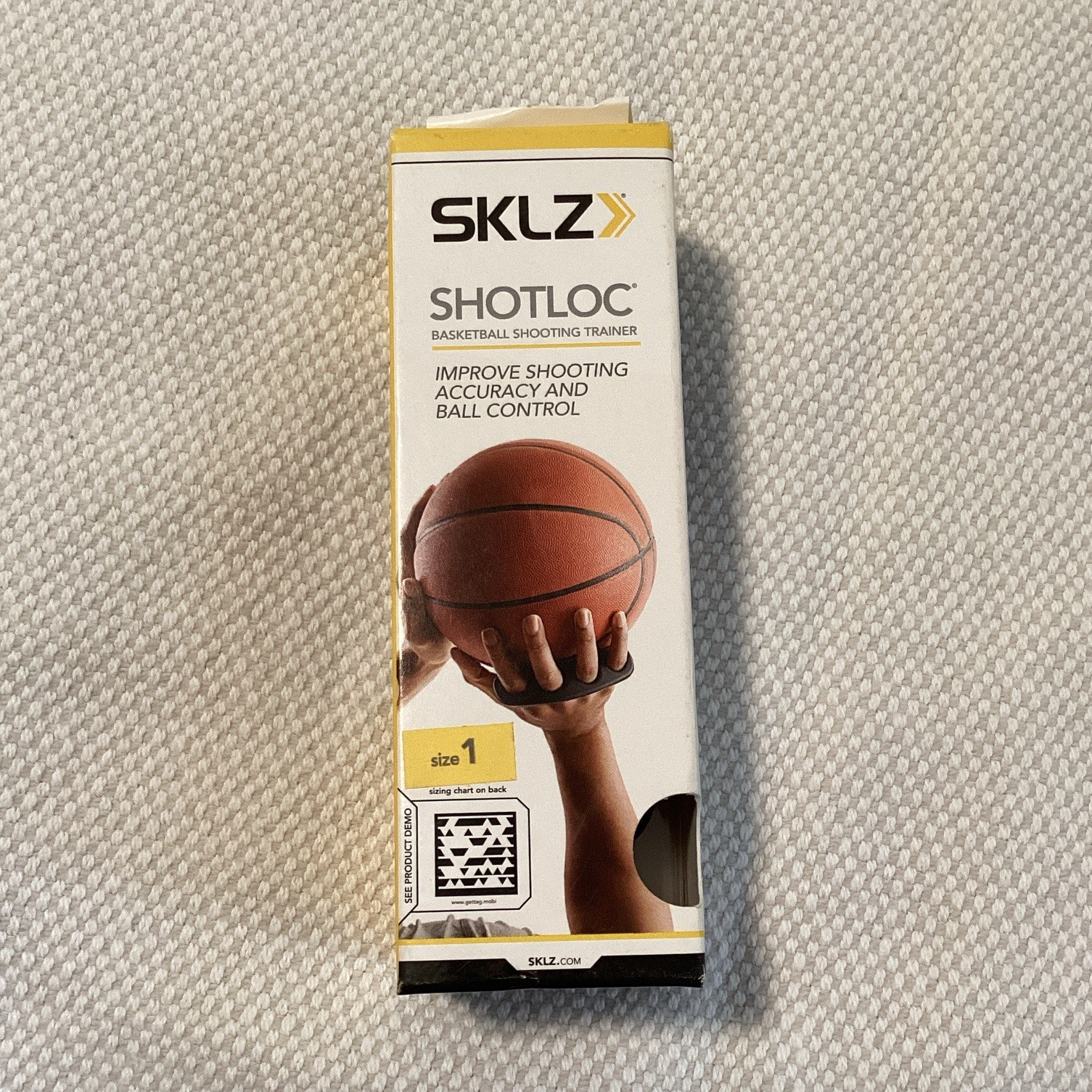 SKLZ Shotloc Basketball Shooting Trainer Size 1 Black Accuracy Control