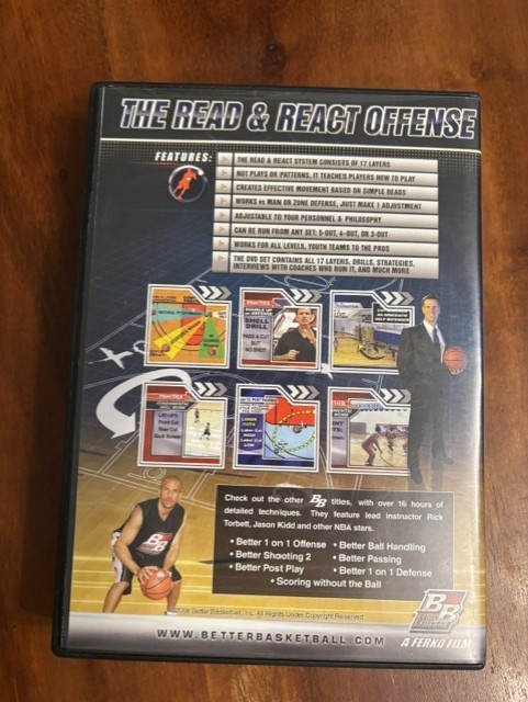 The Read & React Offense Better Basketball Coaching 6 DVDs
