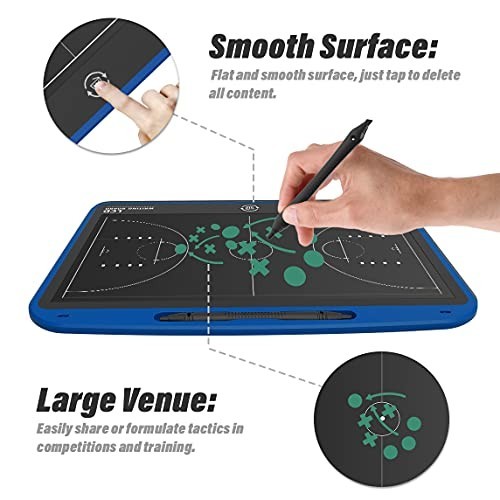 13.5″ Electronic Tactical Board for Football & Basketball Coaching – LCD Strateg