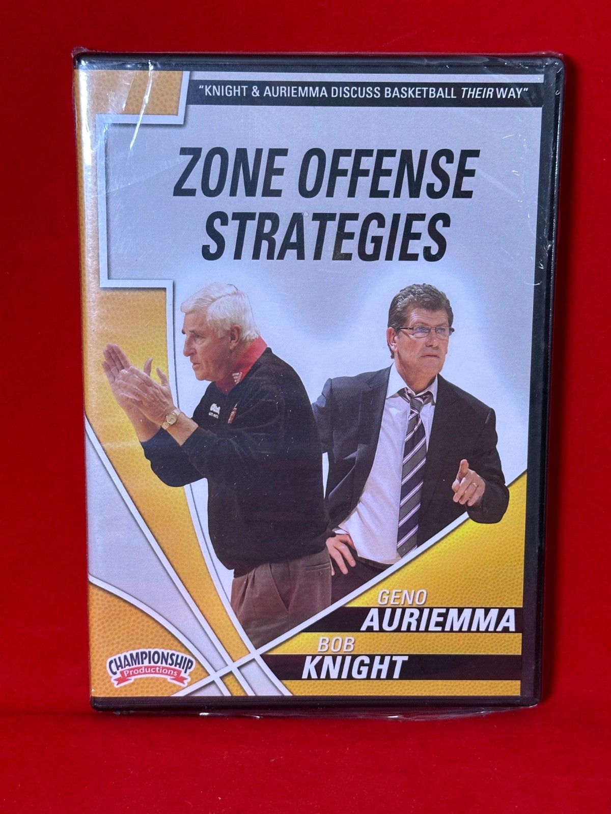 Bob Knight & Geno Auriemma Zone Offense Strategies Basketball DVD