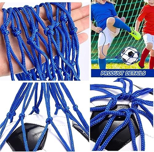 Football Kick Trainer, Soccer Return Trainer Net Blue & Black Soccer Ball Net