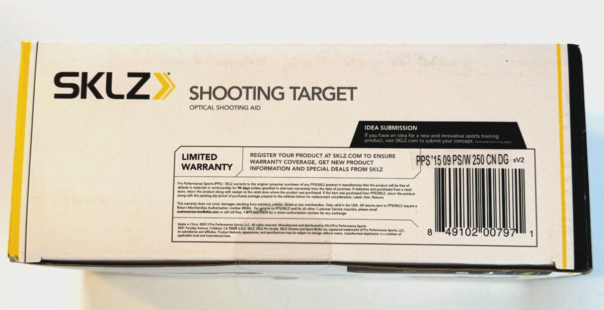 NEW Sealed SKLZ Basketball Optical Shooting Target Aid Foam Ball Target