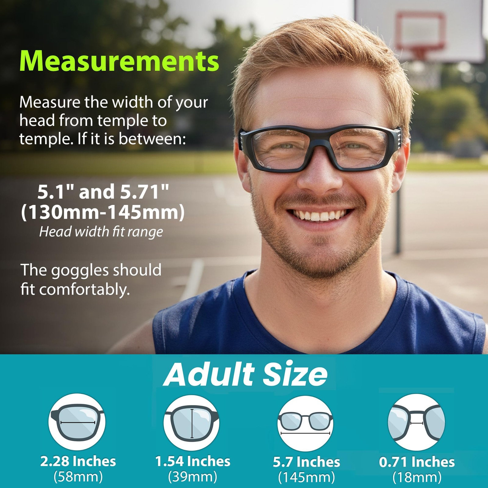 Sports Protection Goggles, Safety Glasses for Basketball, Pickleball and All …