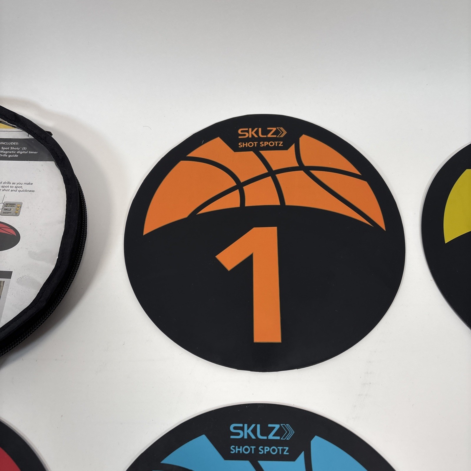 Basketball Training Sklz Shot Spotz Markers and game set W Digital time 5 Colors