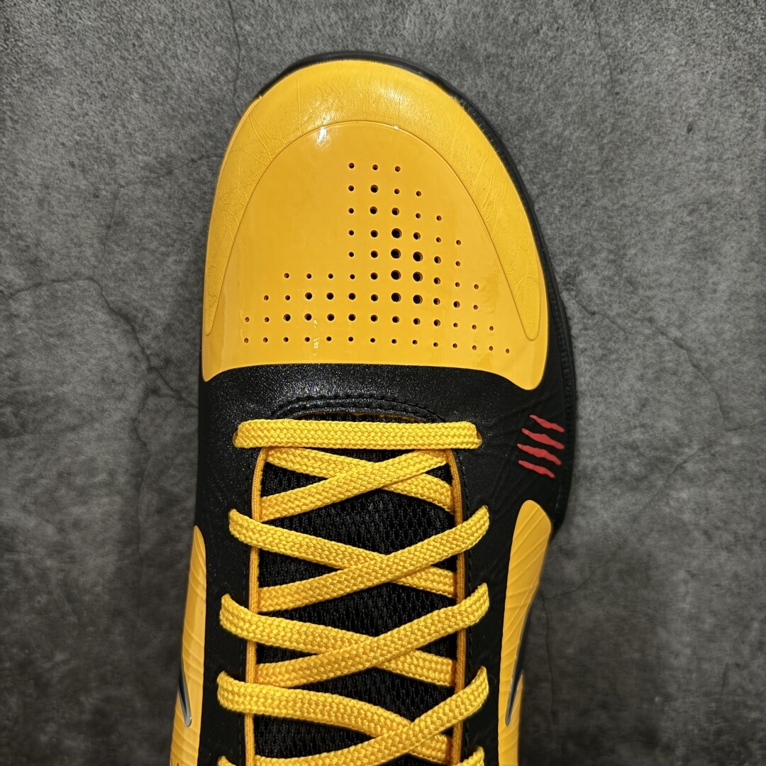 New NK Zoom Kobe ZK5 “Bruce Lee” CD4991-700 Yellow Mens Athletic Shoes Authentic