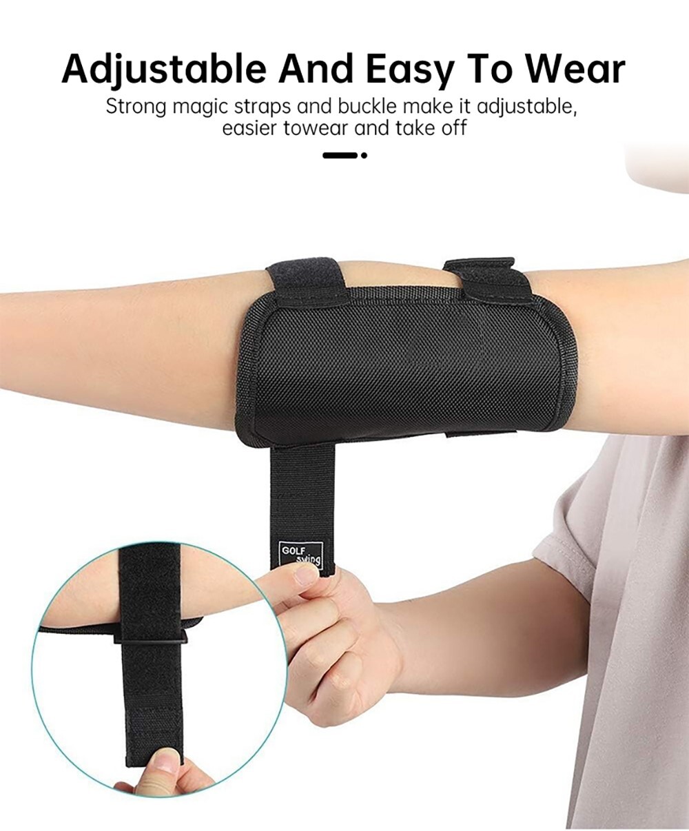 Natural Tactility Golfing Crank Arm Alert Posture Training Corrector f Men Women